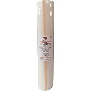 H2O Eau Gone White Stabilizer FSL 19.25 inch x 25 Yard Roll. SuperStable Embroidery Stabilizer 19.25 inch x 25 Yard Roll.