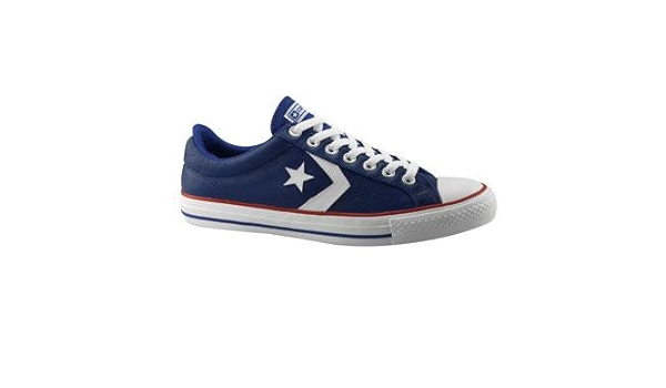 CONVERSE Star Player Ev Ox Leather, Size 44 (EU)/10 (UK)/10.5 (US), Colour:  Blue, White, Red : Amazon.co.uk: Sports \u0026 Outdoors