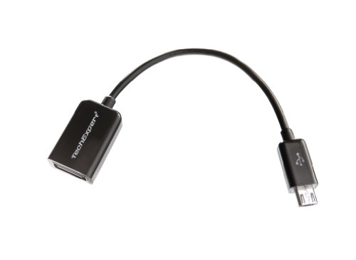 TechExpert - Cable USB para tablet Sony S1 y Sony Xperia Z (USB hembra a micro USB tipo B, HOST-OTG)