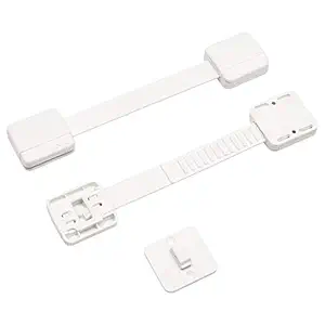 Child Safety Lock for Draws, cupboards, Doors. Multi Latch, (2 Pack), White, UNDVIKA, Ikea.