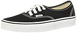 Sohle: Gummi Vans AUTHENTIC VEE3 Unisex-Erwachsene Sneakers, schwarz/Weiß, EU 39