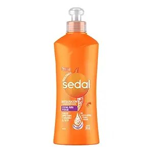 Sedal S.O.S. Reconstruccion Estructural Con Bio Keratina Crema Para Peinar (Styling Hair Cream Structural Reconstruction) 300 Ml