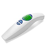 Baby Thermometer, Medizinisches Infrarot-Thermometer für die Stirn mit Instant-Ablesung & Fieber-Warnung, geeignet für Babys, Erwachsene und Alltags-Objekte, Kontaktlos