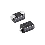 Color: negro;Peso:6g. sourcing map Diodo rectificador SMD 1A 1000V Diodos de Silicio electrónicos 80pcs para 1N4007 M7