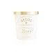 Produktbild Mr. Wonderful Kerze mit Aufschrift „Vamos a darnos besos de buenas noches“