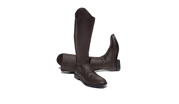 0-BRN ES Luxus Leather Riding Boot 