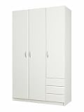 MUEBLECASA.COM Armario 3 Puertas con Cajones Puertas Abatibles 200cm Alto x...