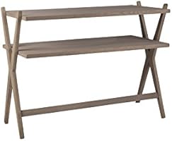 Blanc d'Ivoire Kristen Console Bois Peuplier Naturel 105x50x76