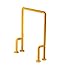 Produktbild Armlehne Handlauf - barrierefreier Boden WC Nylon Sicherheit Drittes Bad WC Urinal schwache WC Handlauf, gelb, 72cm*54cm*19cm