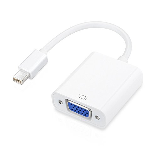 Mini DP auf VGA,Yica Mini DisplayPort auf VGA Adapter Kabel Konverter 1080p unterstützt für Apple MacBook, MacBook Air, MacBook Pro, iMac, Mac mini, Microsoft Surface Pro/ Pro 2/ Pro 3, Lenovol Thinkpad usw