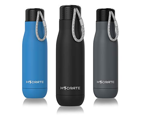 HYDRATE Stainless Steel Water Bottle & Flask - BPA Free Vacuum Insulated - 24 Hours Cold & 12 Hours HYDRATE Stainless Steel Water Bottle & Flask - BPA Free Vacuum Insulated - 24 Hours Cold & 12 Hours
