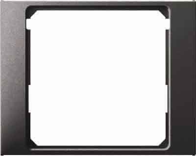 Preisvergleich Produktbild Hager K1 – Rahmen Netzteilabdeckung für Platte Berker anthrazit