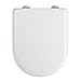 Price comparison product image Toilet Seat D-Shaped Rounded Edges | Quick Release, Soft Close | "UF" (Urea-Formaldehyde) Material | Dual Fixing System