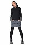 MATERIAL: Das Kapuzenkleid ist aus hochwertigem Baumwolljersey gefertigt - 92% Baumwolle, 8% Elasthan, 220g/m²