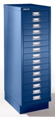 Bisley Schubladenschrank – 15 Schubladen für Format DIN A4 tiefschwarz – Schrank Schubladenschrank Wandschrank Wandschränke Büroschrank - 4