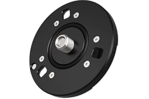 IFOOTAGE Seastar, plaque à dégagement rapide, kit d'installation rapide avec vis 6,35 mm, compatible avec appareil photo reflex numérique, caméra vidéo, rotule, trépied, monopode (Q1S-TOP)