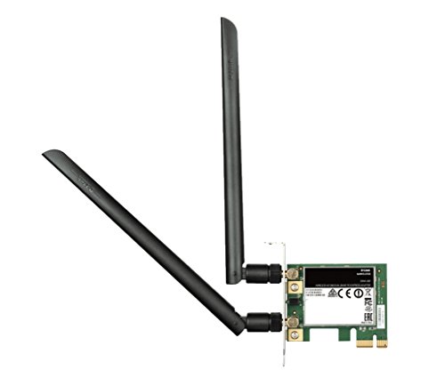 D-Link DWA-582     Tarjeta de Red Interna  WiFi AC1200 PCI-Express  Antenas externas de Alta Ganancia  Compatible Windows  Linux  WPS  encriptaci  n WPA2 