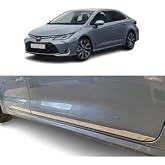 EBAL OTO AKSESUAR Krom Yan Kapı &Ccedil;ıtası 4 Par&ccedil;a 2019 ve Sonrası Toyota Corolla ile uyumlu