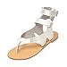 Produktbild Moserian Damens Mode Flats Breathable Open Toe Schnalle Strap Beach Schuh Römersandalen
