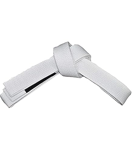 Ceinture De Ju Jitsu Grade Blanc - Qualité Compétition, épaisse, Coton, Patch Noir - Taille A1 - 13