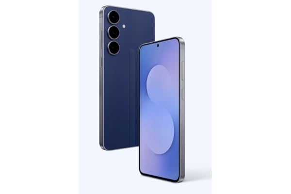 Samsung Galaxy S25 FE 5G Smartphone with Galaxy AI (Navy, 8GB RAM, 128GB Storage), 12MP Front Camera, ProVisual Engine, Long 