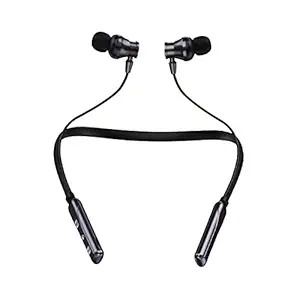 Aroma Yellow Series Bluetooth Neckband Headphones 48 Hour Model : NB-119 Platinum