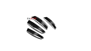 Faauto Status Black Stylish Door Protector,Edge Guard,Scratch Guard for Tata Altroz (Set of 4 Pcs)
