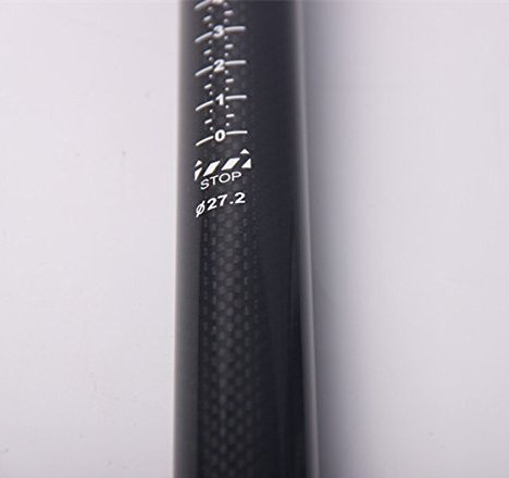 Signswise Carbon Sattelstütze MTB + Rennrad 350mm 27,2mm - 4