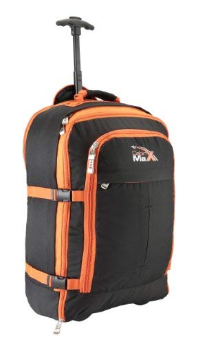 Cabin Max® Malmo - Maleta de Viaje de Cabina de 55x40x20 cm y 44 litros - Mochila Trolley Híbrida Expansible para Portátil Vuelos de Thomas Cook