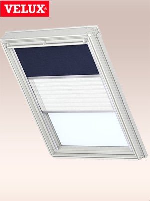 Vorteilsset Verdunkelungsrollo & Faltstore DFD MK08 1025S / Bedienart : Manuell / Farbe : Uni Weiß/Weiß / Fenstergröße : MK08 / Fenstertypen : GGU, GPU, GHU, GTU, GGL, GPL, GHL, GTL, GXL - 5