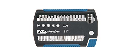 Wiha XLSelector Torsion 31-teilig / Gemischtes Schrauberbit-Set mit Schnellwechselhalter und 25mm Bits / 1/4"
