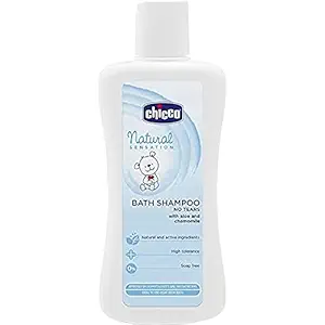 Chicco Natural Sensation Bath Shampoo No Tears, Mother?s Womb Like Care, 0m+ (200 ml)