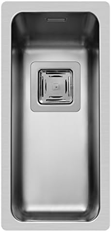 Flush-Mounted (17x40) UB Undermount Sink Polished Stainless Steel, 101024001