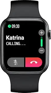 Fire-Boltt Ring Bluetooth Calling Smartwatch with SpO2 & 1.7 Metal Body with Blood Oxygen Monitoring, Continuous Heart Rate, Full Touch & Multiple Watch Faces (Black), M (BSW005)