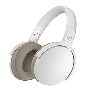 Sennheiser HD 350BT Wireless Bluetooth Over The Ear Headphone with Mic (White)