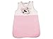 Produktbild Mädchen BABY-SCHLAFSACK ärmellos aus Baumwolle, GEFÜTTERT, mit Minnie Mouse Motiv, GRÖSSE 56 62 68 74 80 86 92 98 104 110, Reiß-Verschluss, Druckknöpfe, Bein-Freiheit Size 56