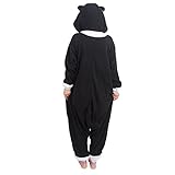 Honeystore Jumpsuit Tier Cartoon Fasnacht Halloween Kostüme Katze Schlafanzug Cosplay Pyjama S -