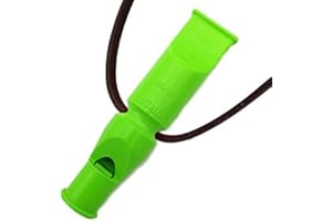 ACME Doppeltonpfeife No. 640 mit GRATIS Pfeifenband aus Leder (90mm, No. 640), DG Green