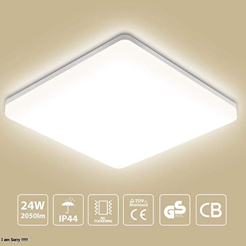 Anten LED Deckenlampe 24W, 4000-4500 Kelvin, 2050 Lumen wasserdicht