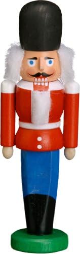 Nutcracker figure Christmas original Seiffen Dane red 9cm Erzgebirge NEW