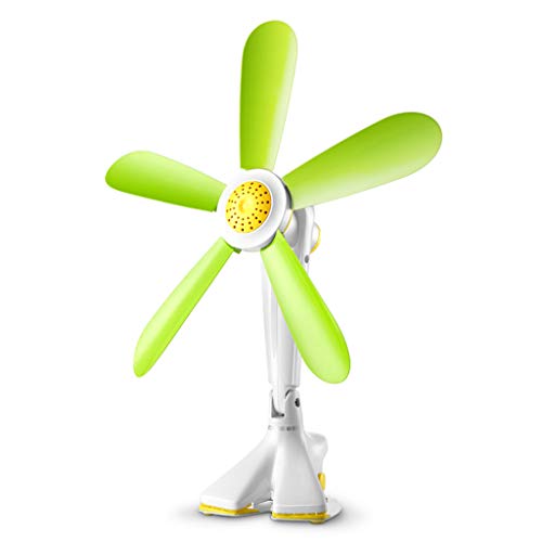 Preisvergleich Produktbild Haoli Faux-Blumenentwurfs-Miniskursteilnehm... Klippfan, Elektrischer Ventilator, Schreibtisch-stummer Klammerfan des Hauptschlafsaalbüros