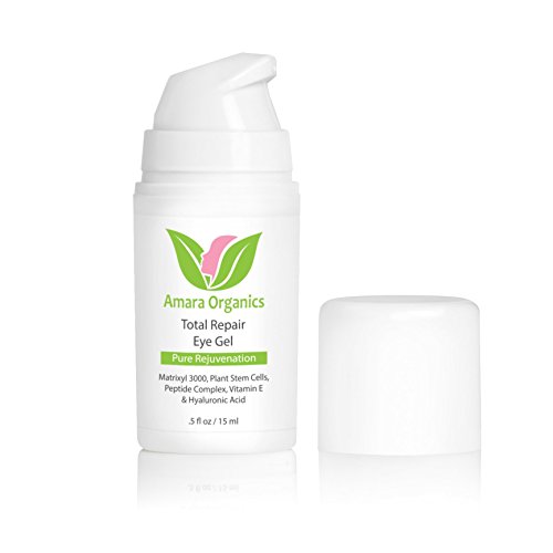 Eye Cream For Dark Circles & Puffiness - Best Natural & Organic Under Eye Repair Gel for Wrinkles, Bags, & Crow's Feet - With Matrixyl 3000, Plant Stem Cells, Hyaluronic Acid & More - 15 ml