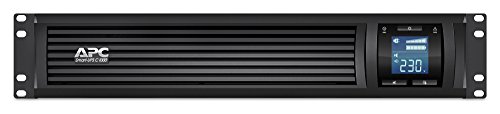 APC Smart-UPS SMC – Unterbrechungsfreie Stromversorgung 1.000VA Rackmodell 2U – SMC1000I-2U – Line Interactive, AVR, 8 Ausgänge IEC-C13, Shutdown Software - 4
