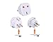 Produktbild Tech Traders ttuk2usa UK zu USA Amerika AU Australien Neuseeland Travel Adapter Pack-Refer die Liste Beschreibung für Country (Pack: 2 Stück), weiß, Set 2 Stück