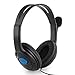 Produktbild GETIT72 Dual Earcup Headset, Gaming Chat Stereo Bass Headset Kopfhörer mit Mikrofon, 3,5 mm verkabelt, Overhead-Stereo-Kopfhörer, Sony Playstation 4 PS4