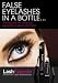 DIVADERME LASH EXTENDER - BRUSH ON INSTANT FALSE EYELASHES - FREE BLACK EYELINER PENCIL & SHARPENER BY GLAMSTATION