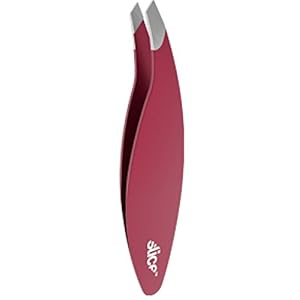 Slice 1045X Stainless Steel Combo (Slanted & Pointed) Tweezers, Red (Single) - Image 4