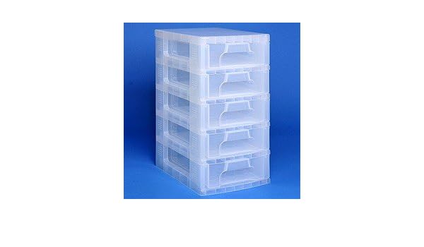 Really Useful Storage Tower With 5 X 7 Litre Really Useful Drawers