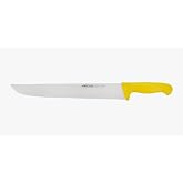 Arcos 2900 Serrated Fish Knife Nitrum Yellow 350 mm | Nitrum steel serrated blade. Polypropylene injected handle, ideal for f