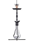 Heavensent Basic - Black Clear - Black | Shisha mit großem Zubehörpaket